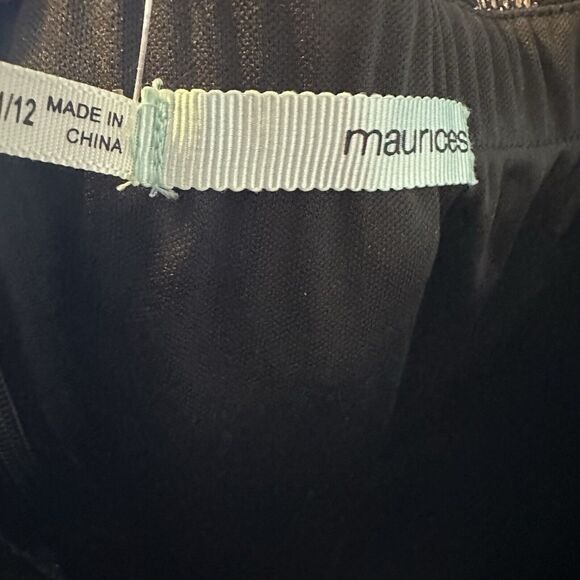 Maurices Women’s Brown‎ Cocktail Dress Size 11/12 NWT Sparkly Strapless - Picture 3 of 6